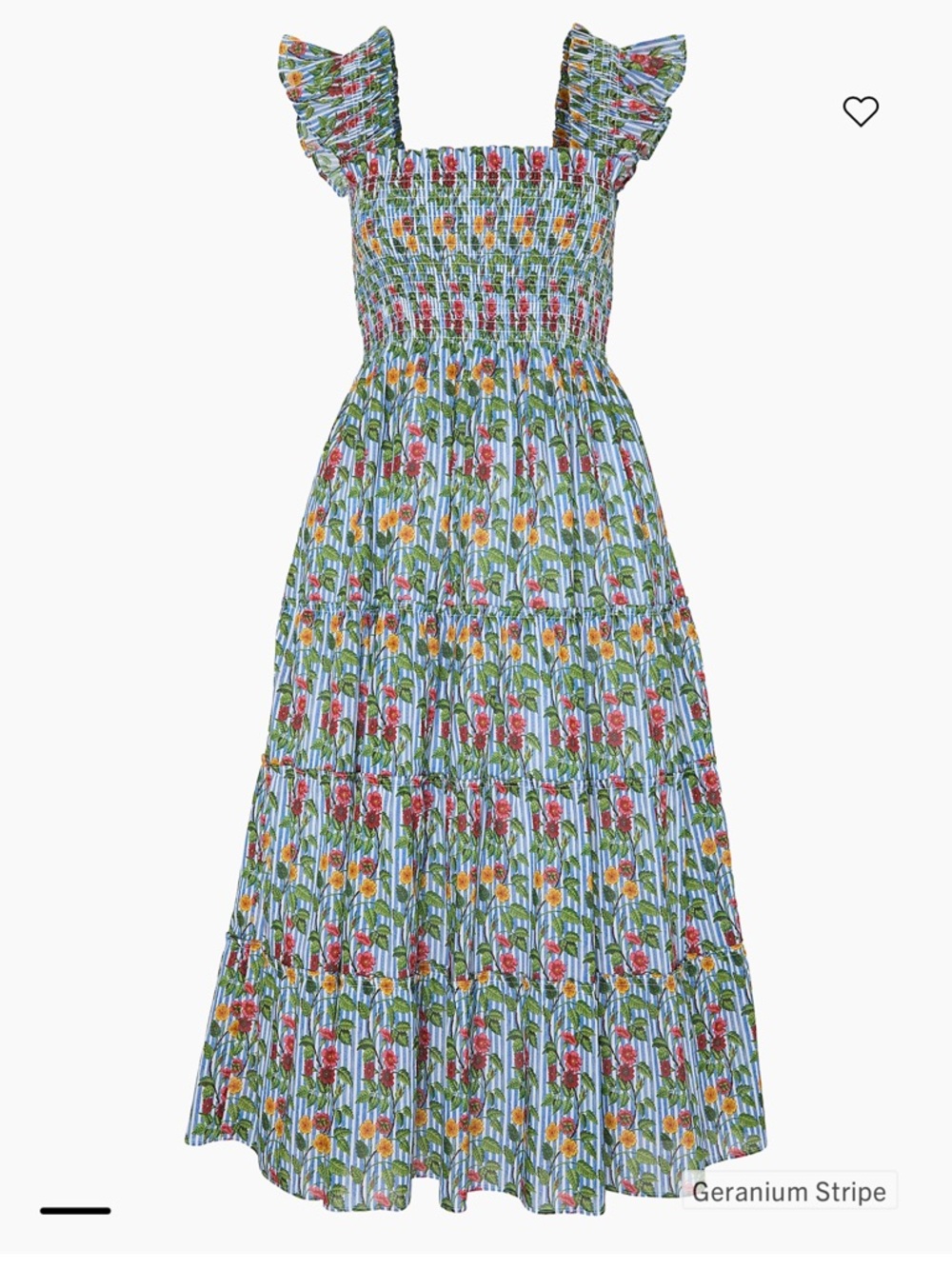 Hill House The Nap Dress - Germanium Stripe size medium